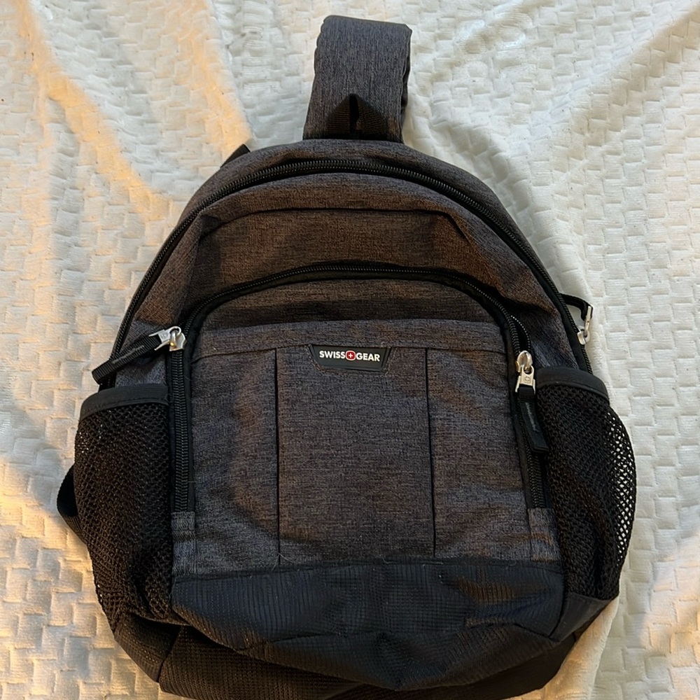 Swiss gear cross body backpack, NWOT.